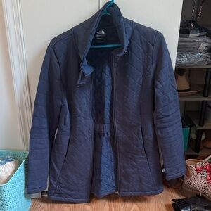 The North Face Women's Quilted Puffer Jacket - Dark Blue